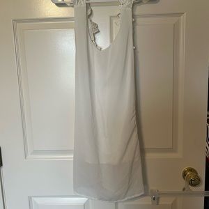 White lingerie dress size medium